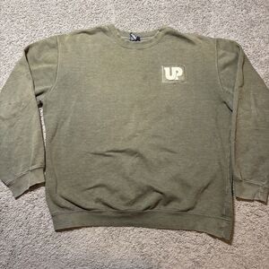 Upper Playground Green Crewneck Sweatshirt Men’s XL Streetwear Skater Casual